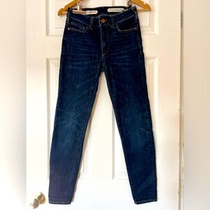 Anthropologie Pilcro Letterpress High Rise Denim Legging Skinny Jean Size 26